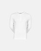 Langærmet t-shirt "grandad" | 100% økologisk bomuld  | Hvid - JBS