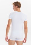 T-shirt "v-neck" 2-pak | Bambusviskose | Hvid -JBS
