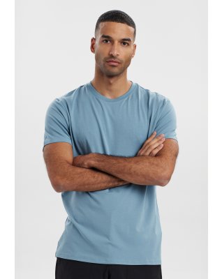 T-shirt "o-neck" | Bambusviskose | Blå -Resteröds