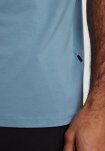T-shirt "o-neck" | Bambusviskose | Blå -Resteröds