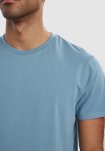 T-shirt "o-neck" | Bambusviskose | Blå -Resteröds