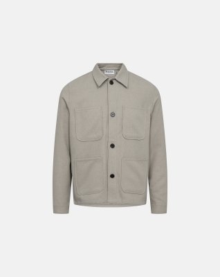 Overshirt | Polyester | Grå -Resteröds