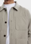 Overshirt | Polyester | Grå -Resteröds