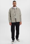 Overshirt | Polyester | Grå -Resteröds