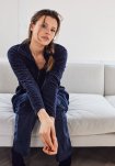 Pyjamas sæt i velour | Bomuld | Multifarvet -Decoy