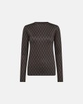 Bluse "logo" | Polyester | Brun -Hype the Detail
