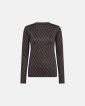 Bluse "logo" | Polyester | Brun - Hype the Detail