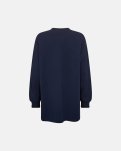 Sweat shirt "oversize" | Polyester | Navy -Hype the Detail