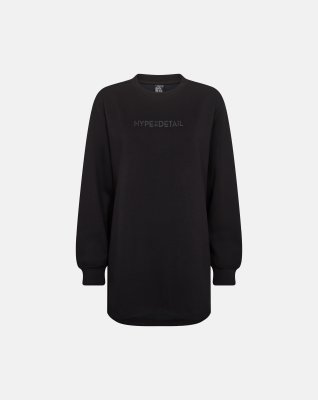 Sweat shirt "oversize" | Polyester | Sort -Hype the Detail