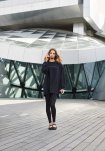 Sweat shirt "oversize" | Polyester | Sort -Hype the Detail