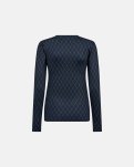 Bluse "logo" | Polyester | Navy -Hype the Detail