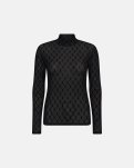 Bluse "mesh" | Polyamid | Sort -Hype the Detail