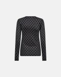 Bluse "logo" | Polyester | Sort -Hype the Detail