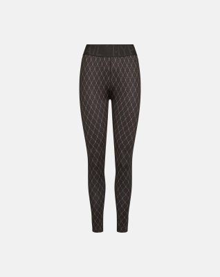 Leggings "logo" | Polyester | Brun -Hype the Detail