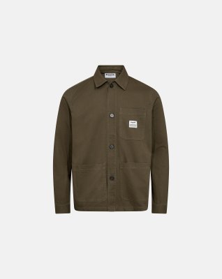 Twill overshirt | 100% bomuld | Sand -Resteröds