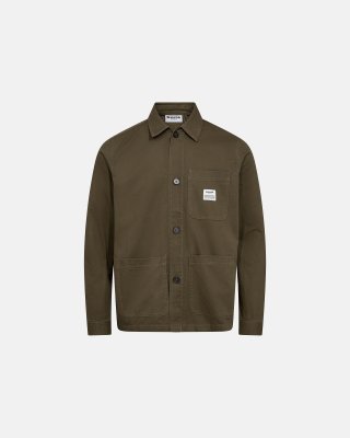 Twill overshirt | 100% bomuld | Sand