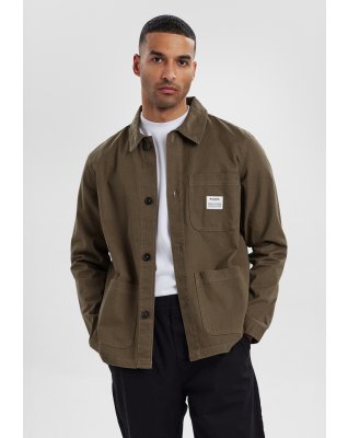 Twill overshirt | 100% bomuld | Sand -Resteröds