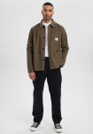 Twill overshirt | 100% bomuld | Sand -Resteröds