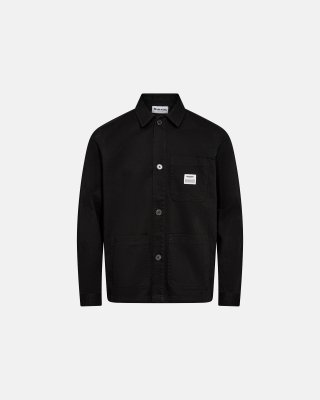 Twill overshirt | 100% bomuld | Sort