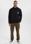 Twill overshirt | 100% bomuld | Sort -Resteröds