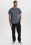 T-shirt "o-neck" | Bambusviskose | Grå -Resteröds
