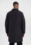 Trenchcoat | 100% polyester | Sort -Resteröds