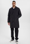 Trenchcoat | 100% polyester | Sort -Resteröds