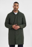 Trenchcoat | 100% polyester  | Grøn -Resteröds