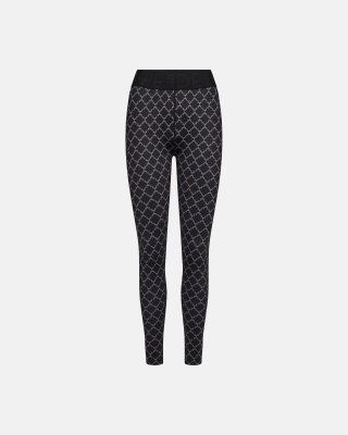 Leggings "logo" | Polyester | Sort