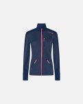 Jakke "zip" | 100% uld | Navy -Dovre Women