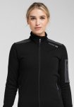 Jakke "zip" | Polyester | Sort -Dovre Women