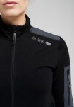 Jakke "zip" | Polyester | Sort -Dovre Women