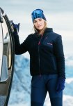 Jakke "teddy fleece" | Polyester | Navy -Dovre Women