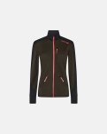 Jakke "zip" | 100% uld | Grøn -Dovre Women