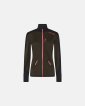 Jakke "zip" | 100% uld | Grøn - Dovre Women