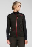 Jakke "zip" | 100% uld | Grøn -Dovre Women