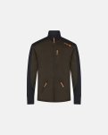 Trøje "full zip" | 100% uld | Grøn -Dovre