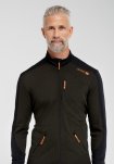 Trøje "full zip" | 100% uld | Grøn -Dovre