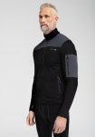 Fleece jakke  | Polyester | Sort/grå -Dovre