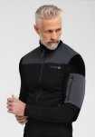 Fleece jakke  | Polyester | Sort/grå -Dovre