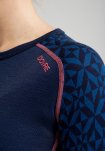 Langærmet undertrøje | 100% uld | Navy -Dovre Women