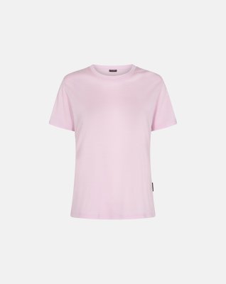 T-shirt "light" | 100% uld | Pink -Dovre Women