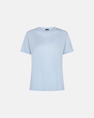 T-shirt "light" | 100% uld | Lys blå -Dovre Women