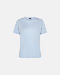 T-shirt "light" | 100% uld | Lys blå -Dovre Women