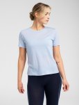 T-shirt "light" | 100% uld | Lys blå -Dovre Women