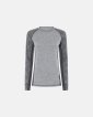 Langærmet t-shirt | 100% merino uld | Grå - Dovre Women