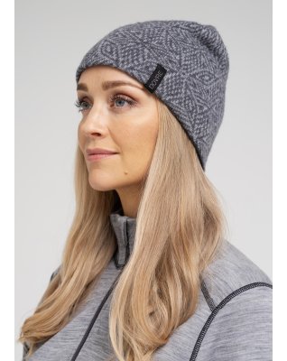 Hue  | 100% merino uld | Grå -Dovre Women