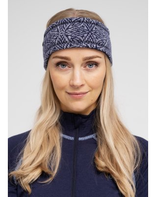 Pandebånd | 100% merino uld | Navy -Dovre Women