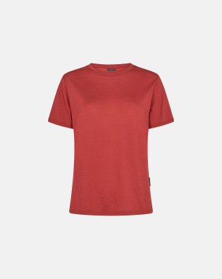T-shirt "light" | 100% uld | Rød -Dovre Women