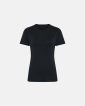 T-shirt | 100% merino uld | Sort - Dovre Women